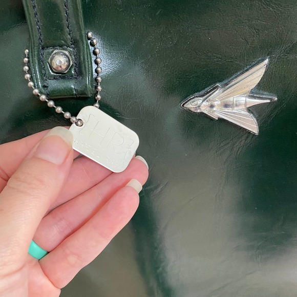 HAZEL RAY Green Large Traveler Tote Bag - Picture 3 of 13